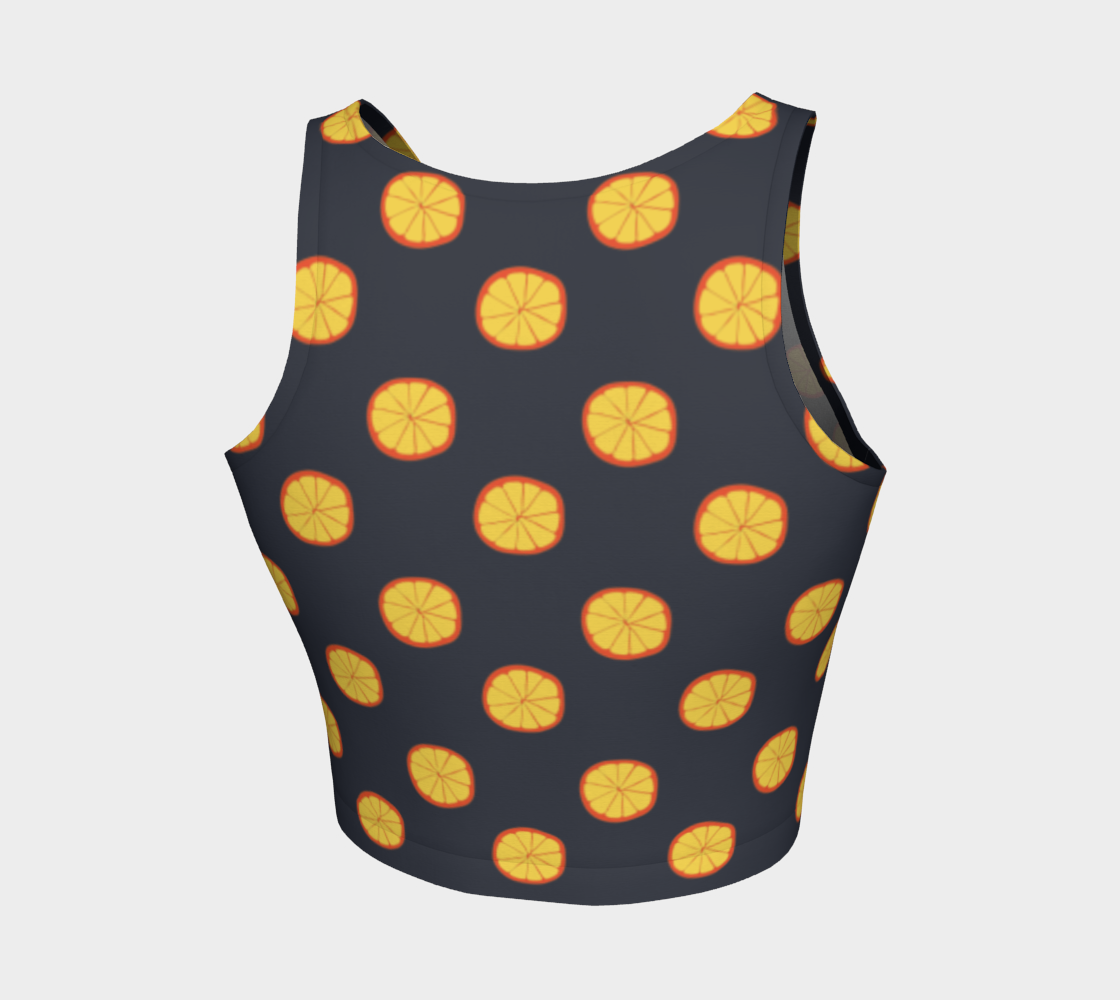 Orange Slices On Black preview #2