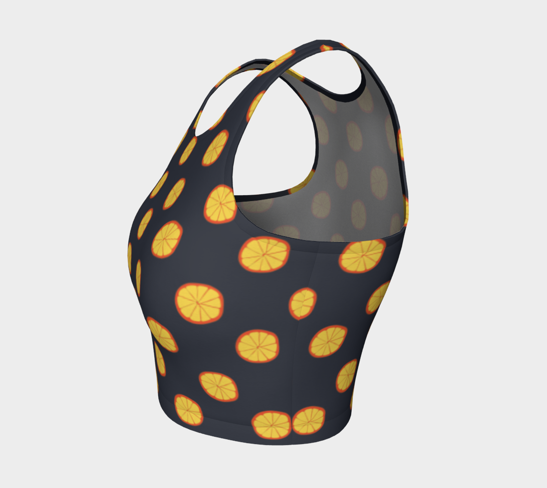Orange Slices On Black preview #3