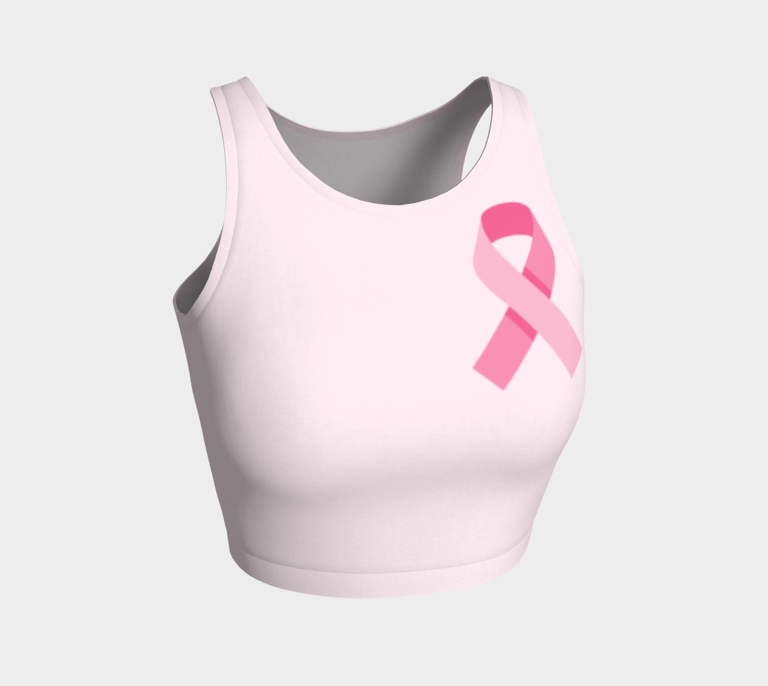 Pink Ribbon Athletic Crop Top preview