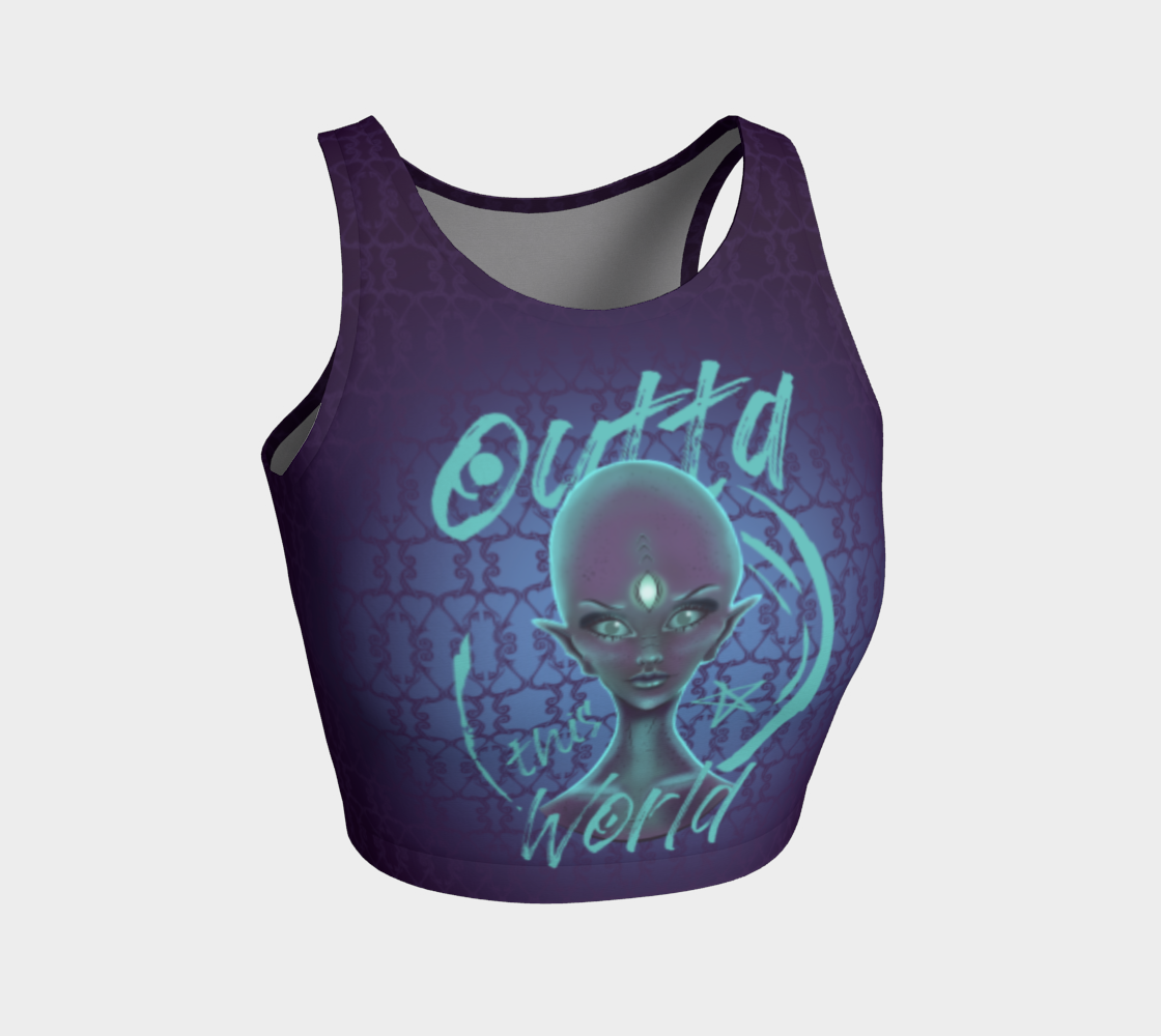Matep - Outta This World Athletic Crop Top preview