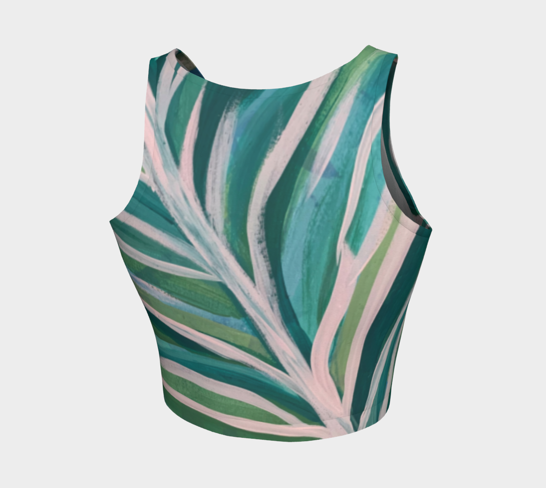Vibrant Summer Palm Leaf robe preview #2