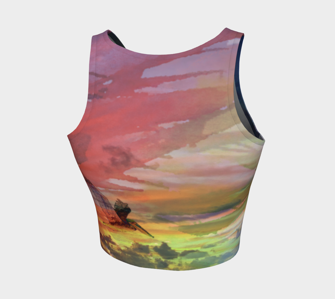 Florida Sunrise (athletic crop top) preview #2