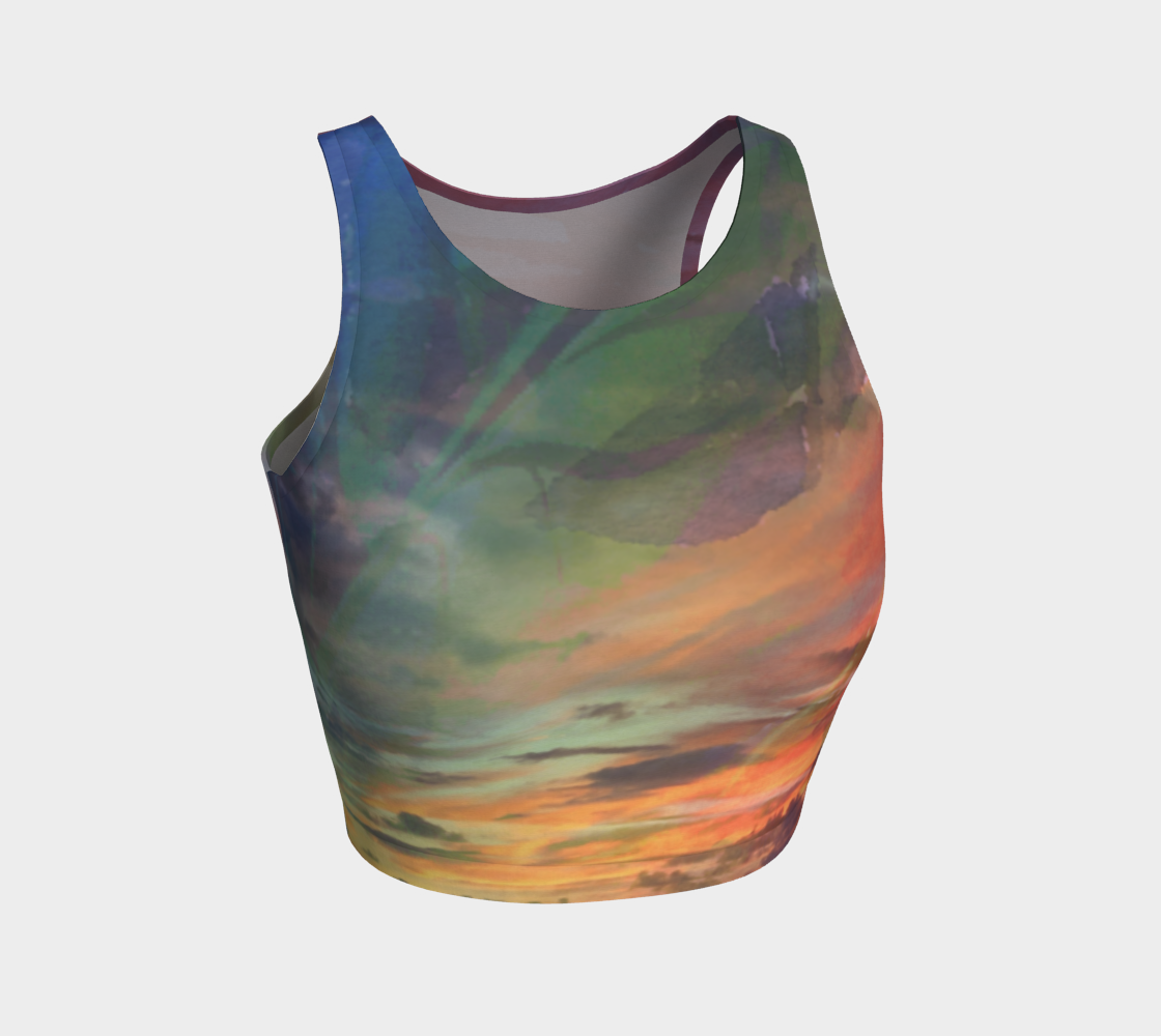 Florida Sunrise (athletic crop top) preview