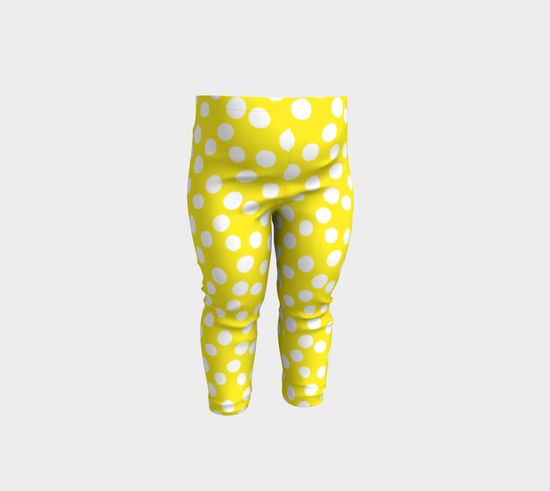 Aperçu de All About the Dots Youth Leggings - Yellow