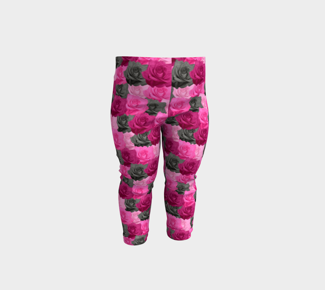 Aperçu de Pink Roses Baby Leggings