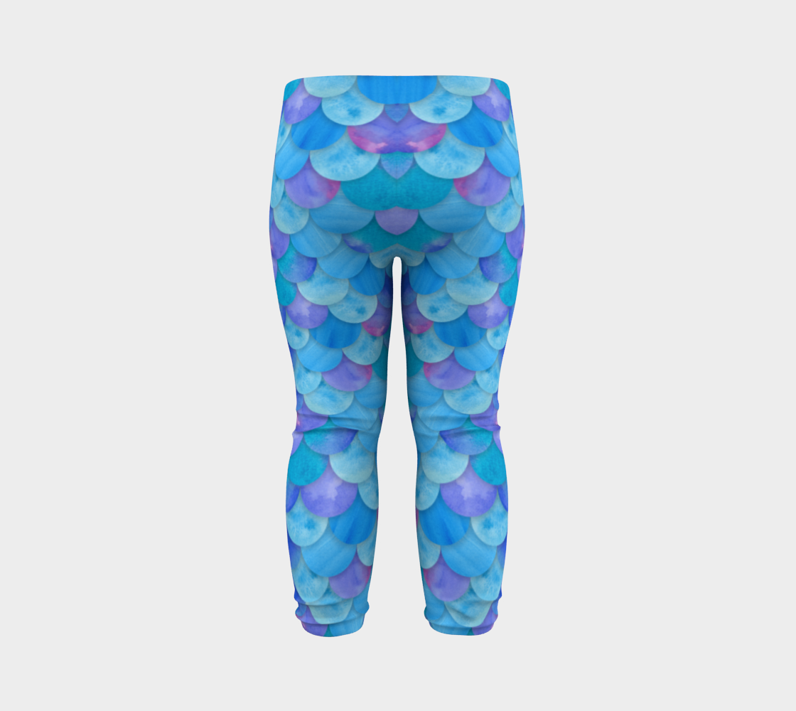 Blue Mermaid Baby Legging preview #7