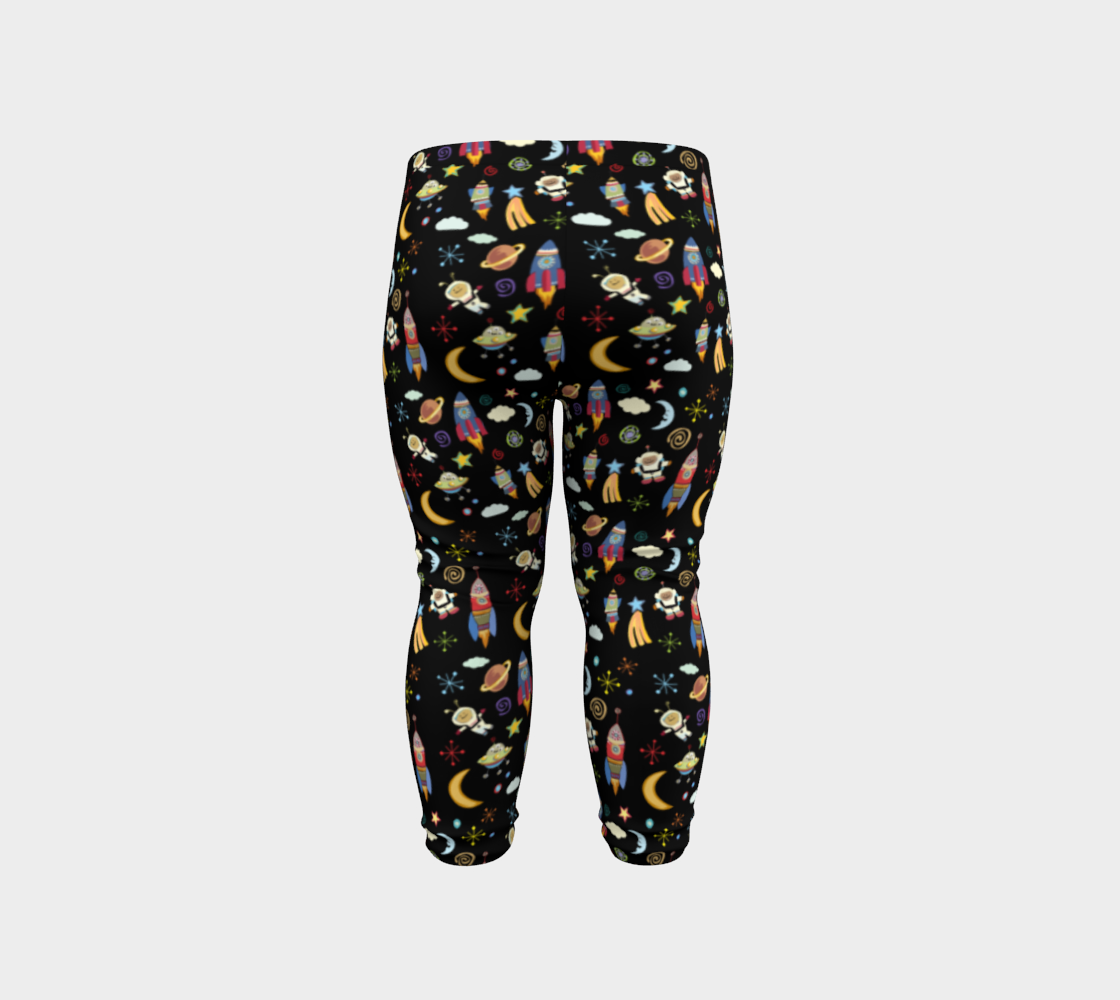 Space Baby Kid Leggings preview #6