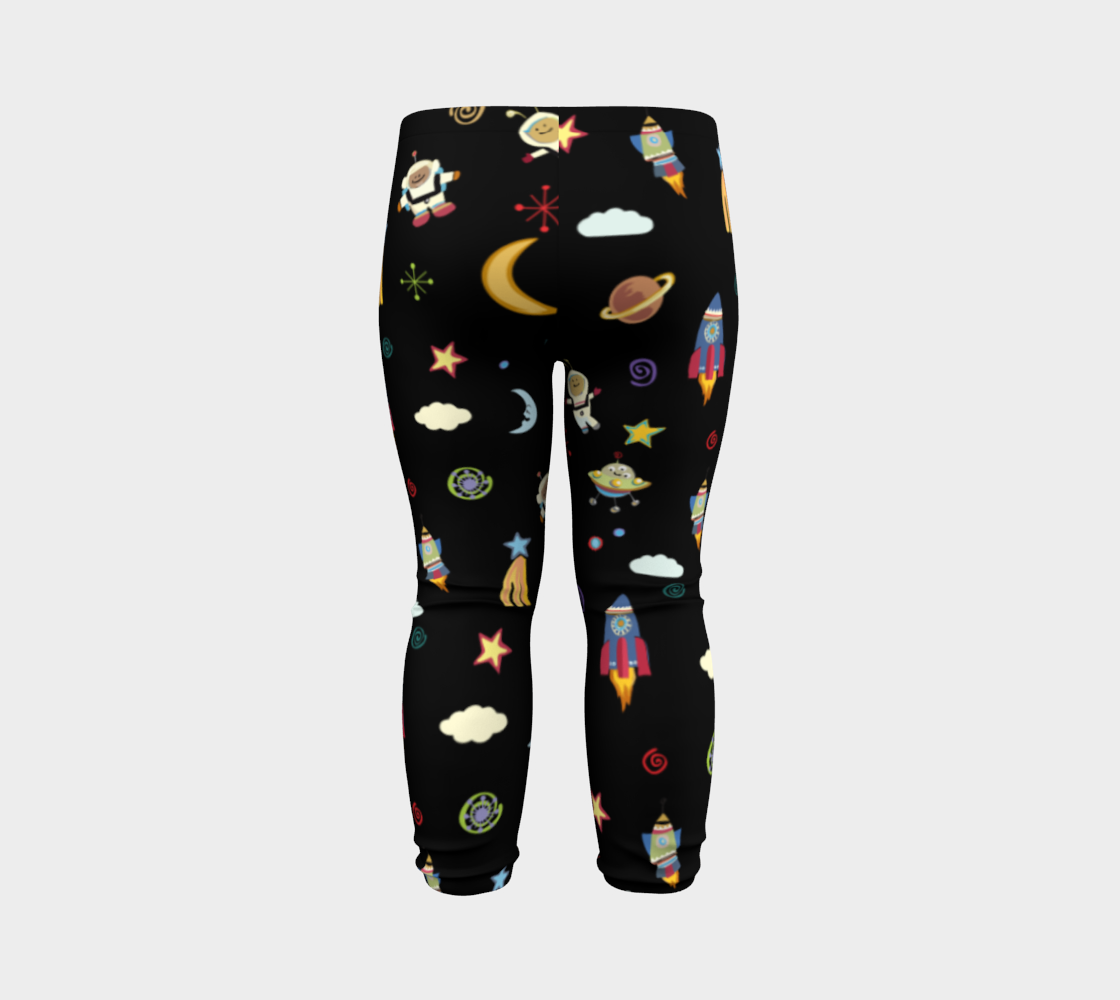 Spaced Out Kids Leggings thumbnail #8