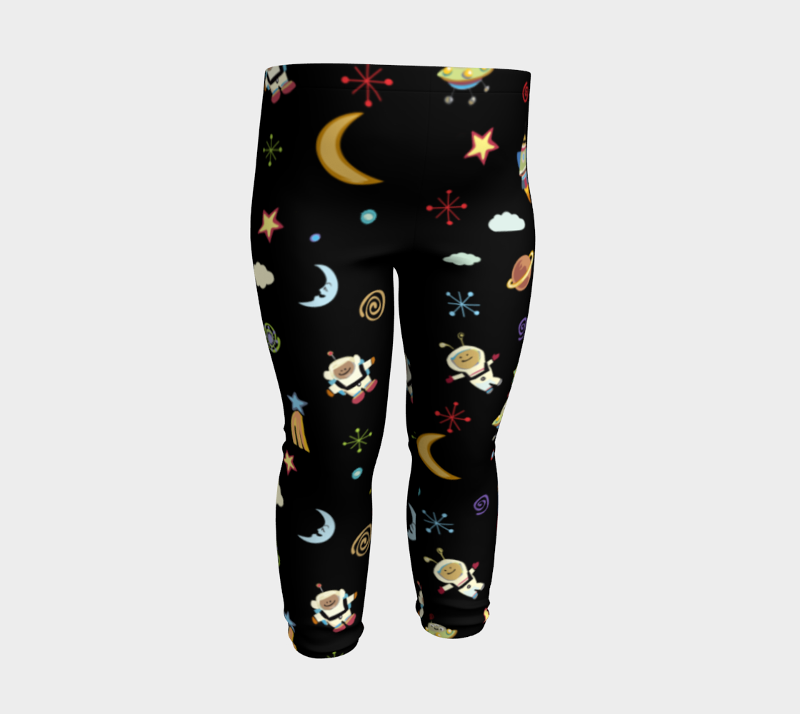 Spaced Out Kids Leggings preview #3