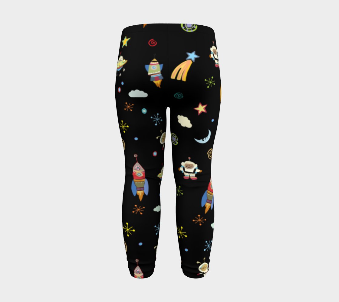 Spaced Out Kids Leggings preview #8
