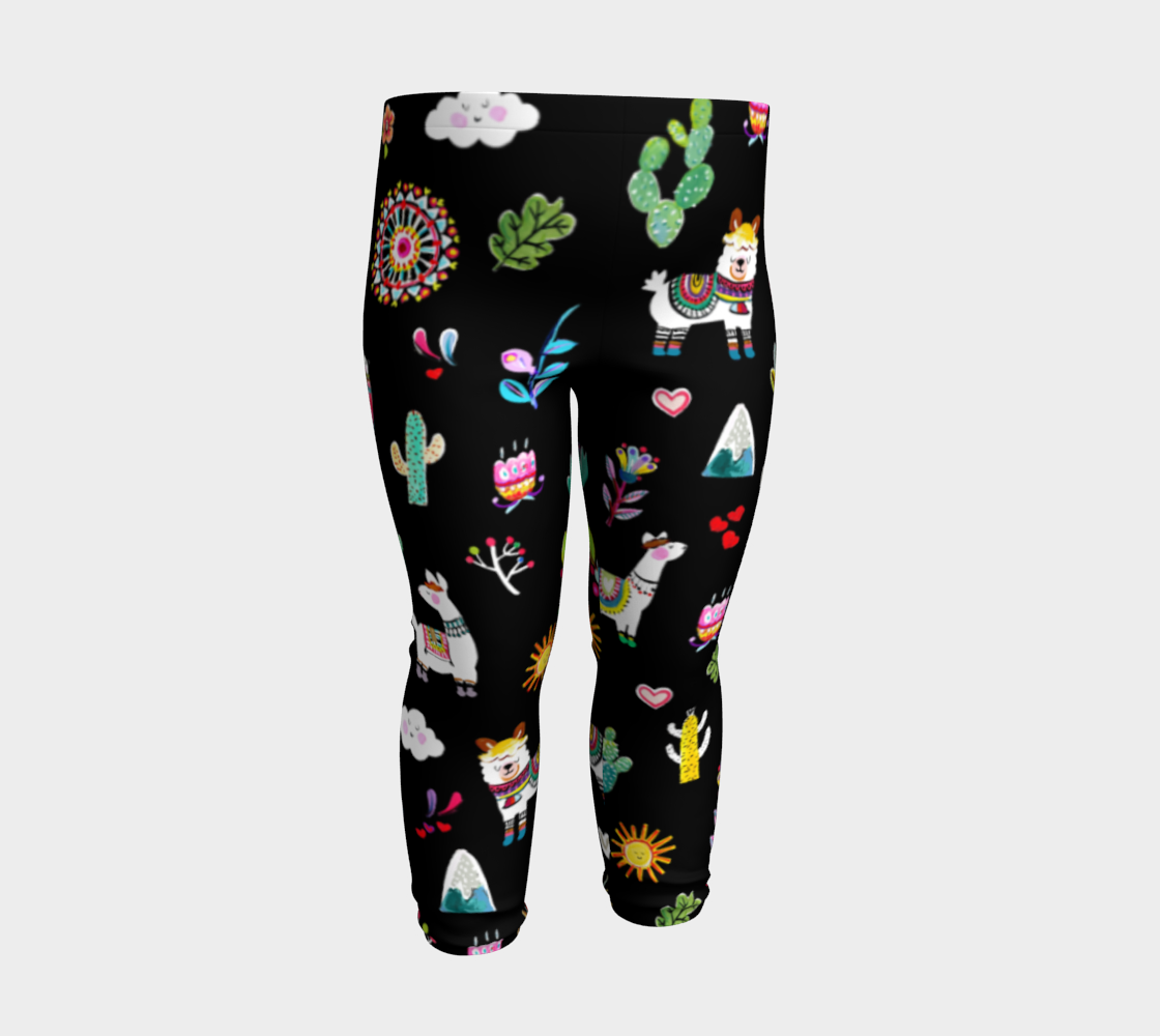 Llamas and Cactus Baby Leggings 2.0 preview #3
