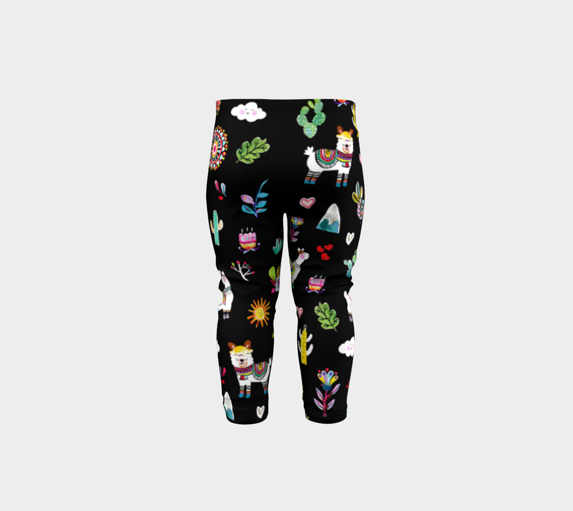 Llamas and Cactus Baby Leggings 2.0 preview #5