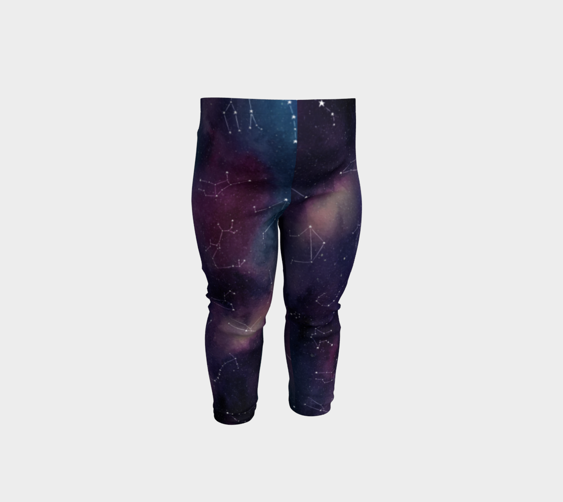 Zodiac galaxy baby leggings preview