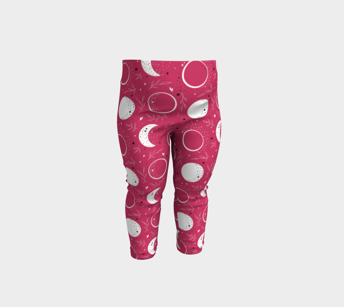 Lunae raspberry baby leggings preview