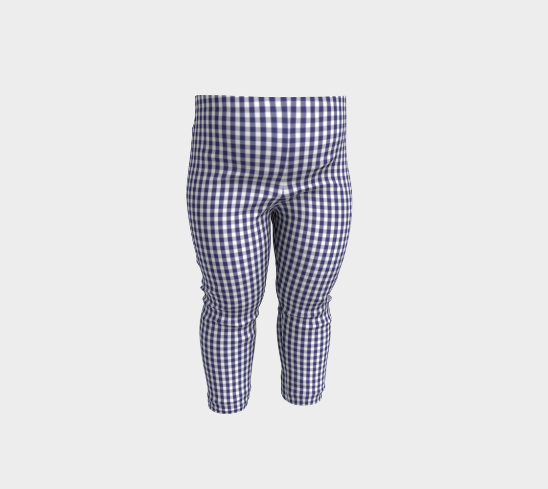 USA Flag Blue and White Gingham Checked preview
