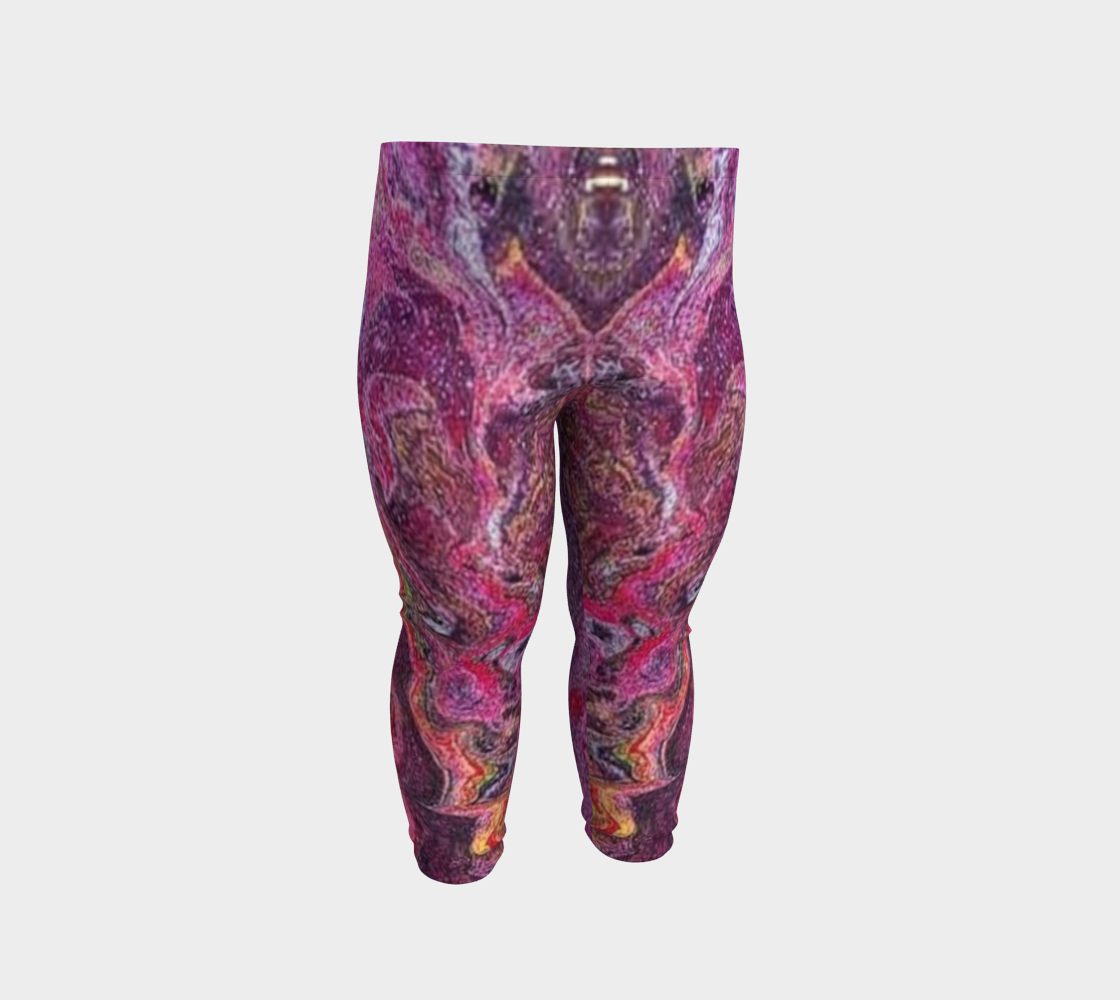 pink glitter baby leggings preview #2