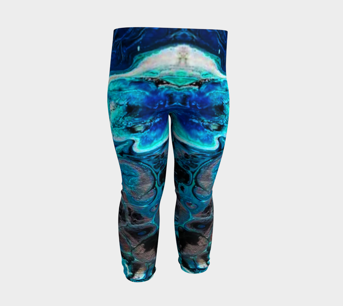 water abstract 1 baby leggings preview #3