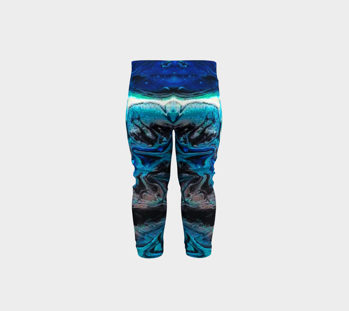 water abstract 1 baby leggings preview #5