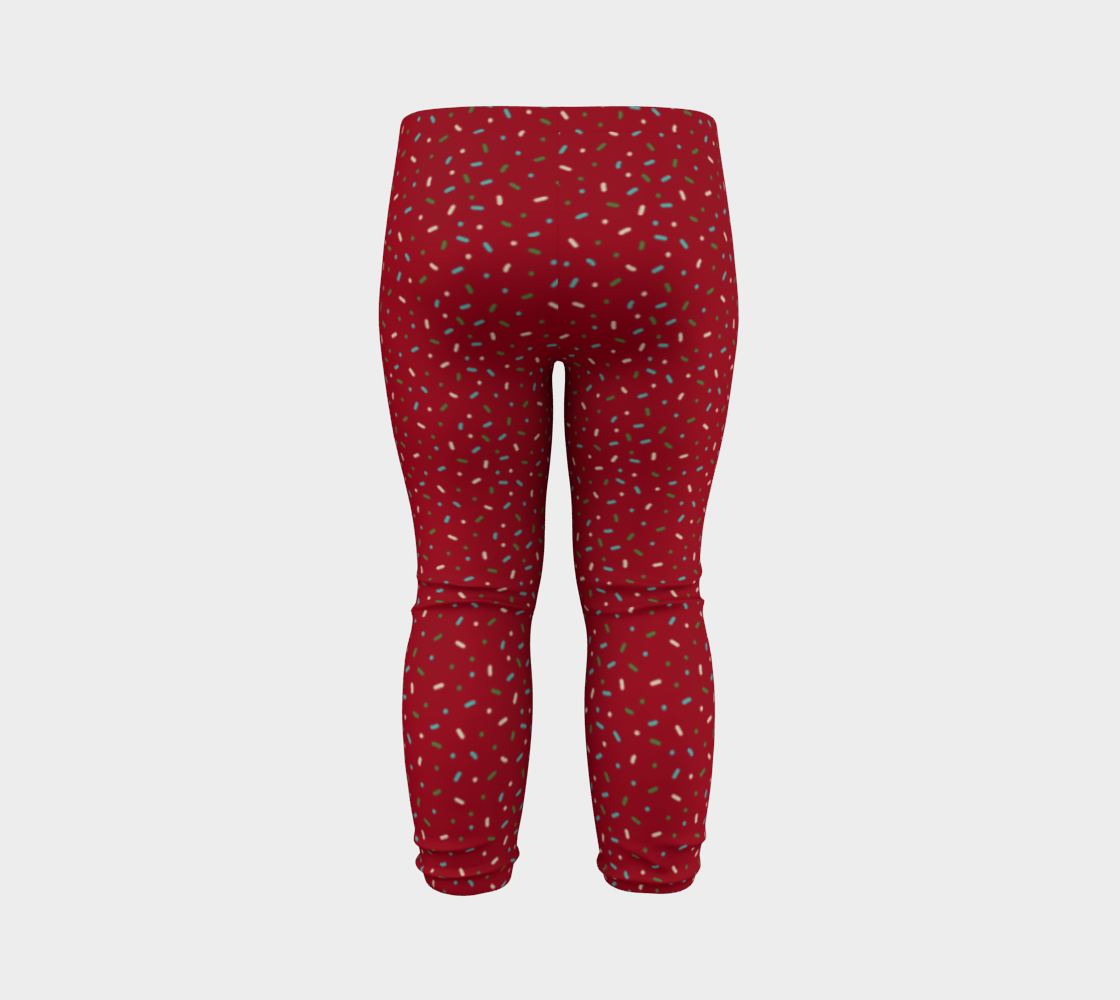 Sprinkles Red Baby Leggings preview #7