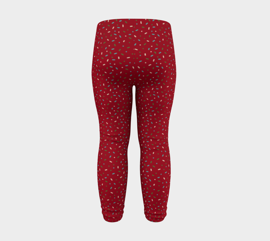 Sprinkles Red Baby Leggings preview #8