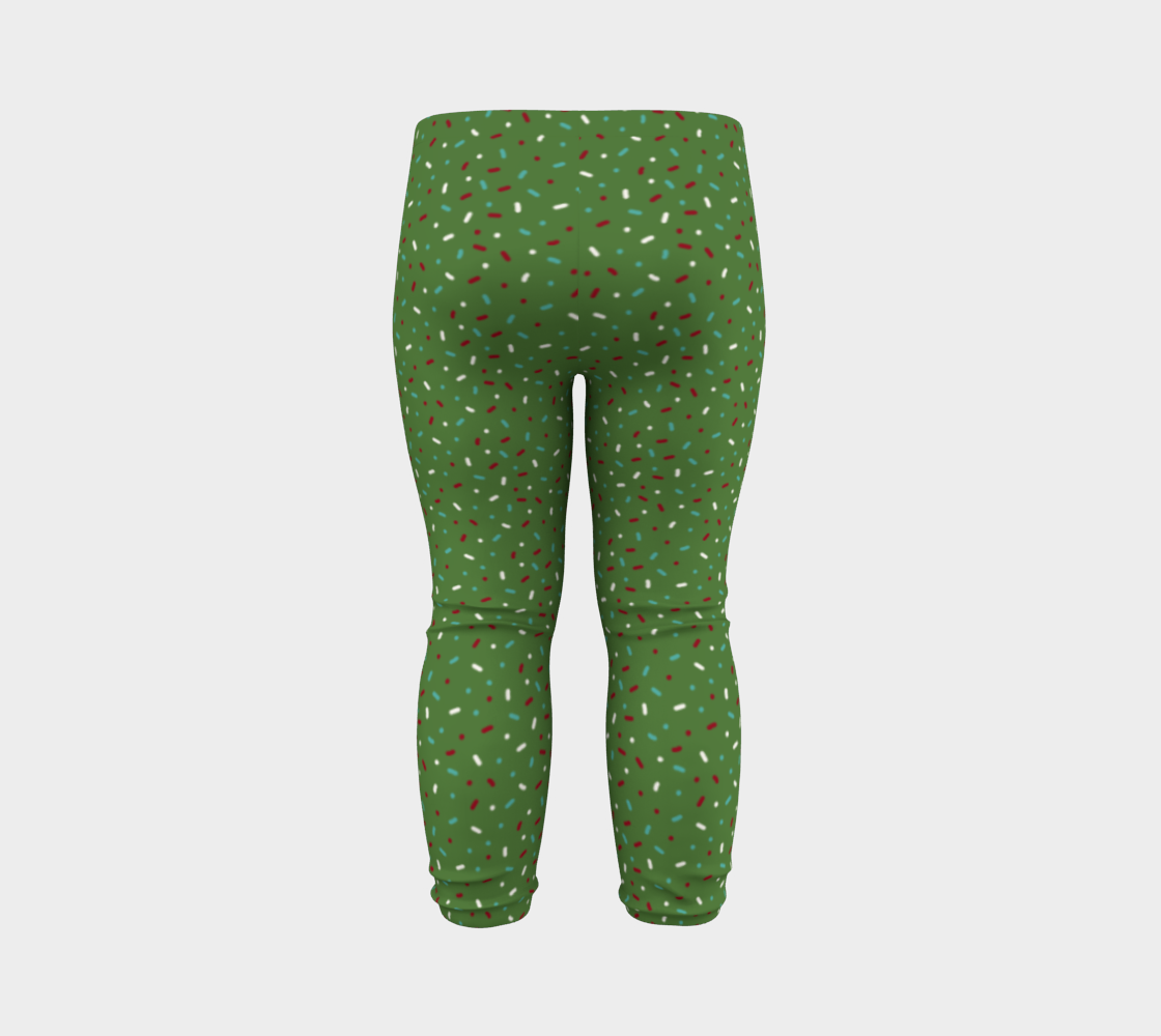 Sprinkles Green Baby Leggings preview #7