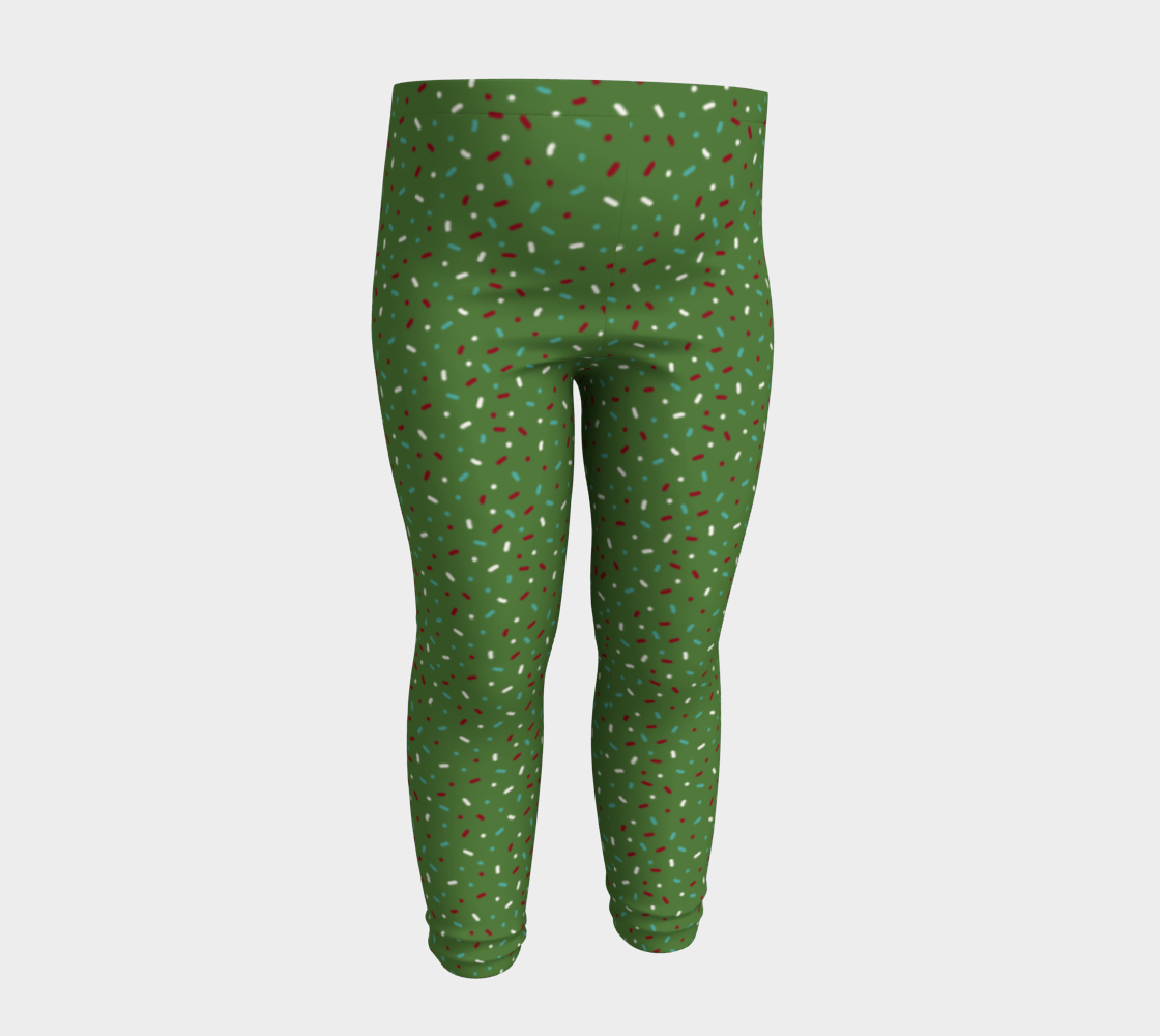 Sprinkles Green Baby Leggings preview #4