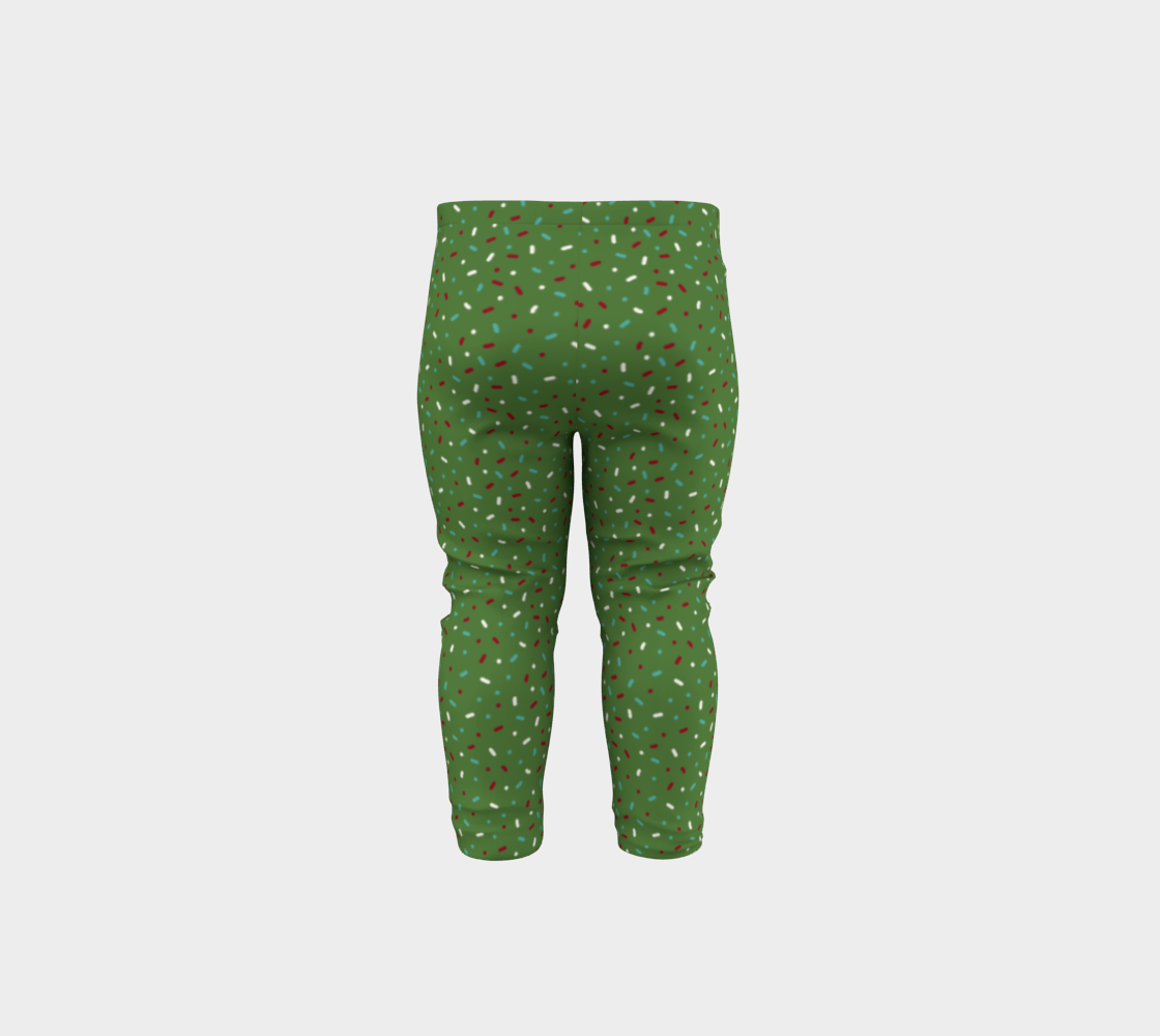 Sprinkles Green Baby Leggings preview #5