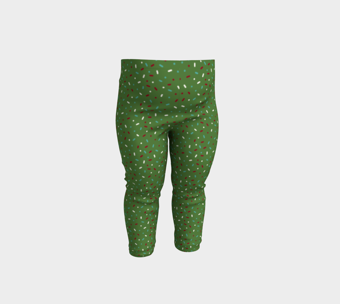 Sprinkles Green Baby Leggings preview #1