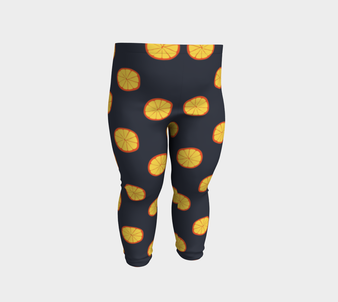 Orange Slices On Black preview #2