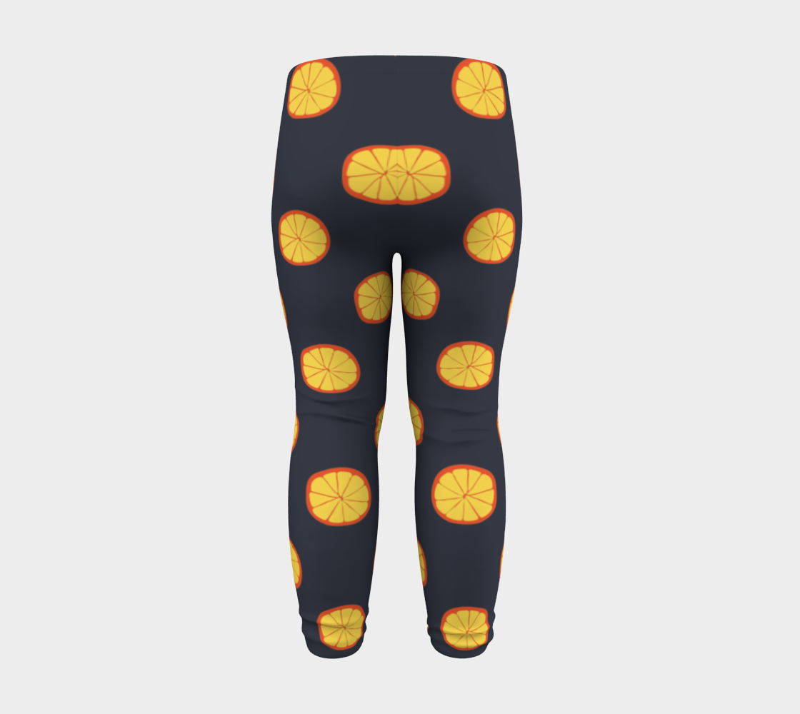Orange Slices On Black preview #8