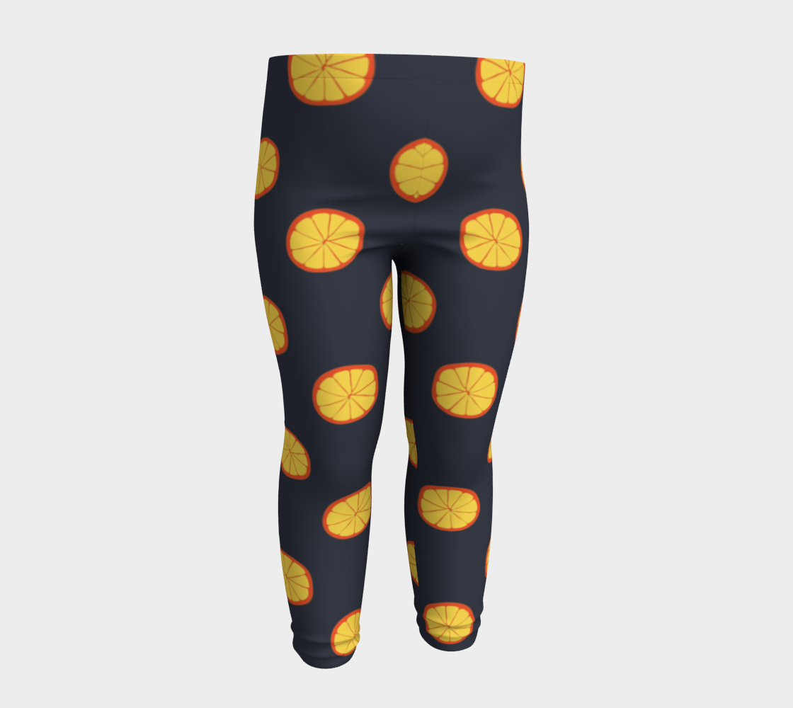 Orange Slices On Black preview #4