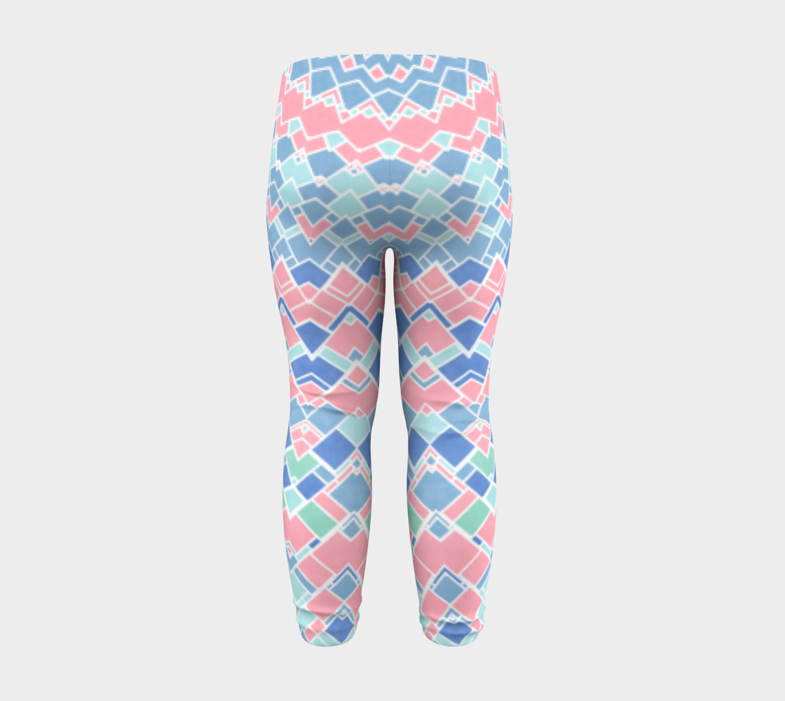 Groovy Boho Pastel Mondrian Mandala preview #8