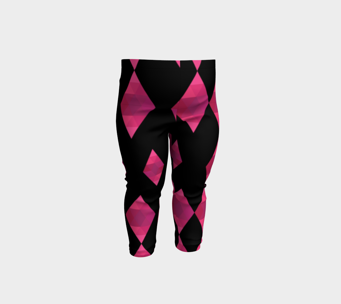 Classic Pink Diamond Baby Leggings preview