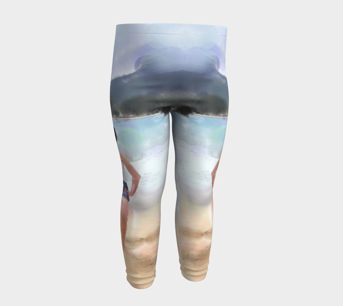 Woman on the Beach Watercolor preview #4