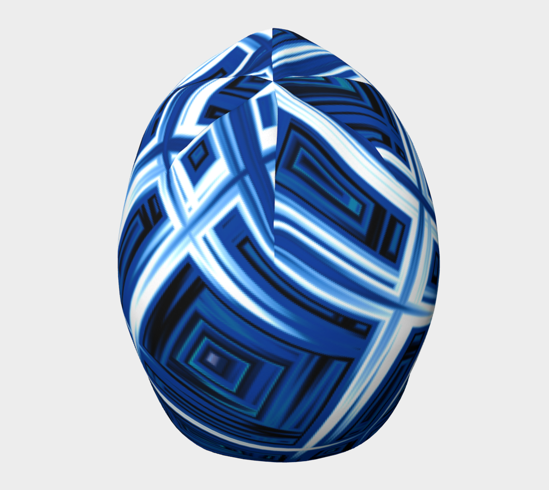 Windows to the Soul Blue Beanie preview #5