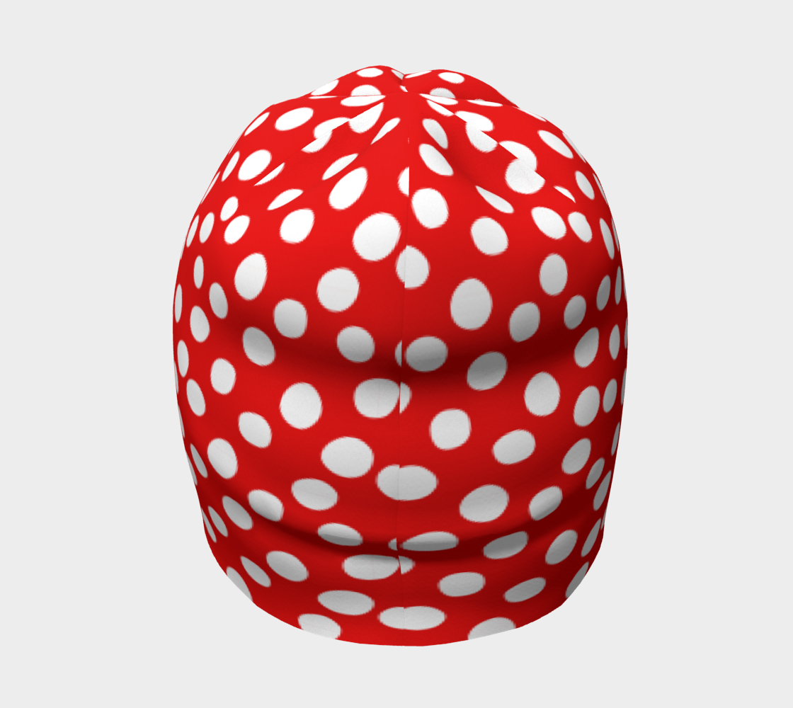 Aperçu de All About the Dots Beanie - Red #4