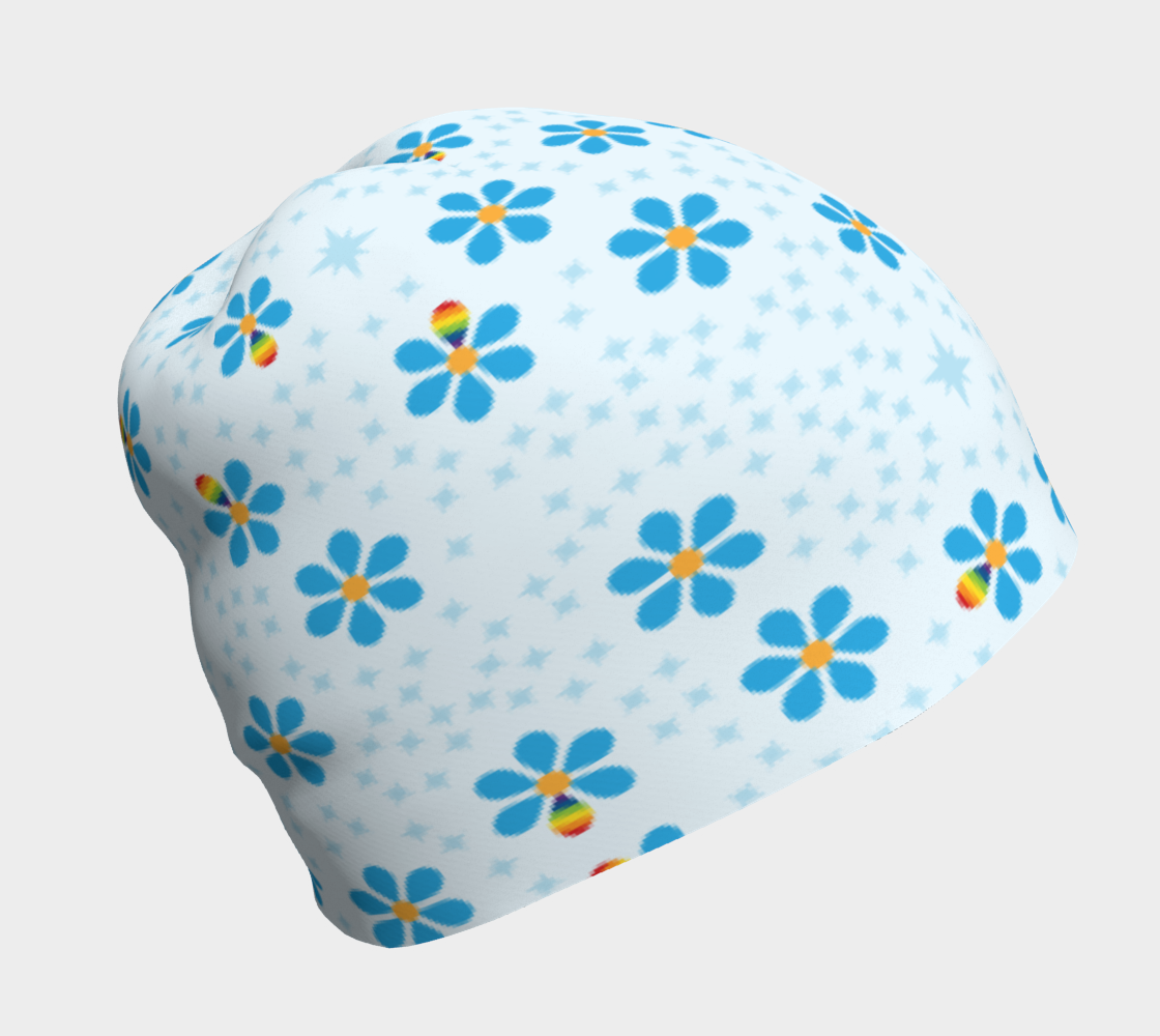 Blue flower & Rainbow petal preview #1