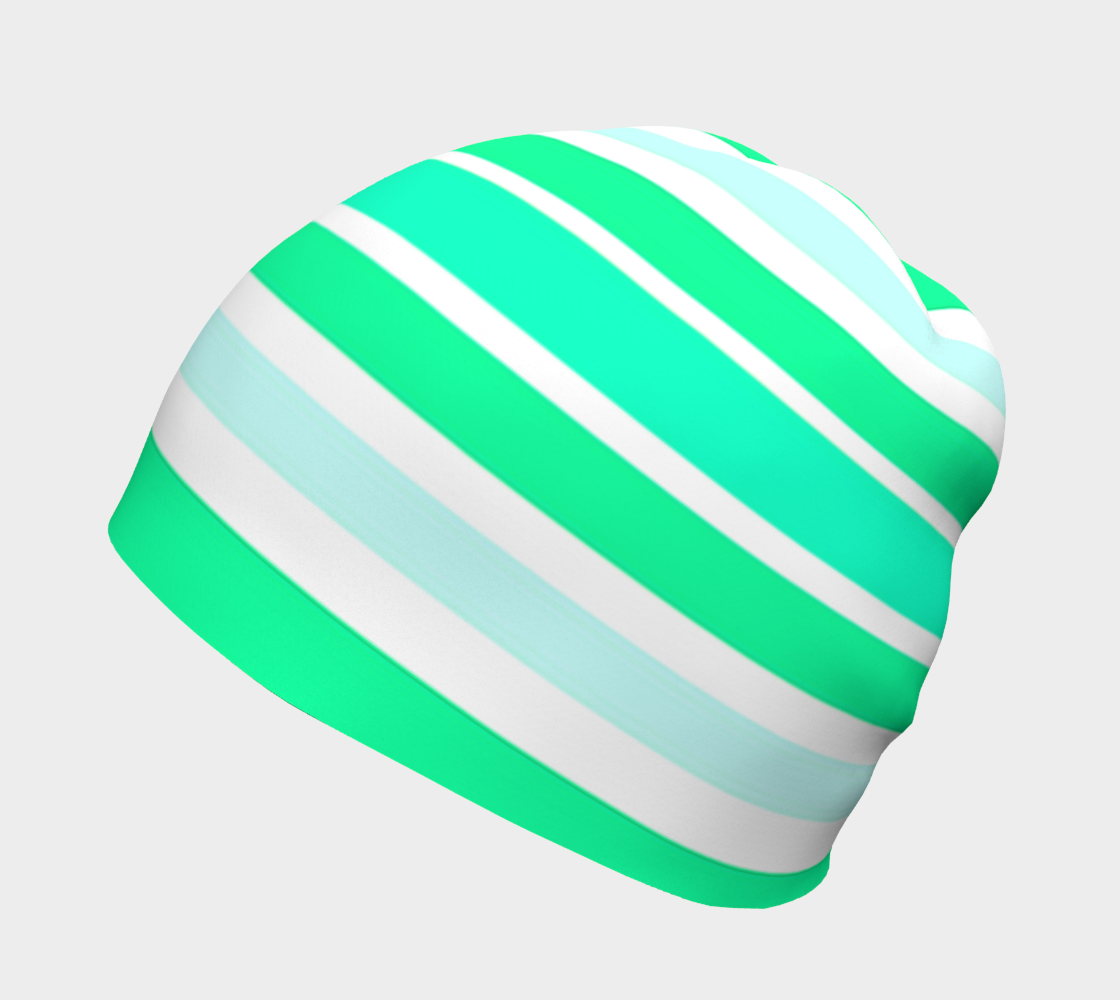 Summer Green Stripes Horizontal preview #2