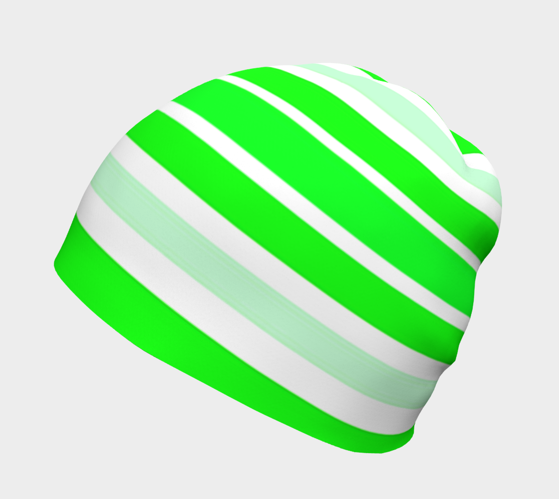 Neon Green Stripes Horizontal preview #2