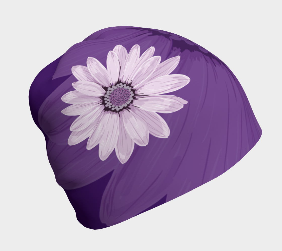 Purple Daisy Beanie preview #1