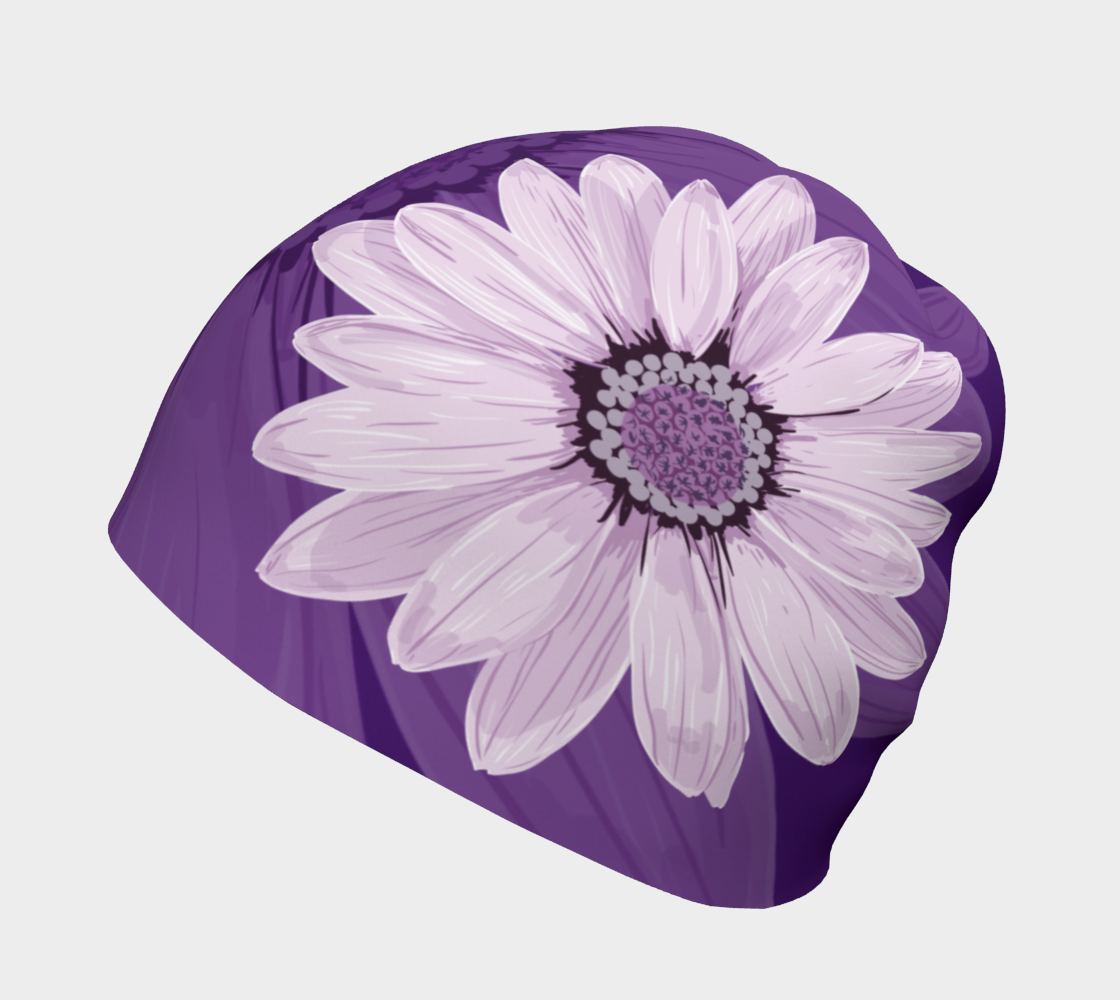 Purple Daisy Beanie preview #2