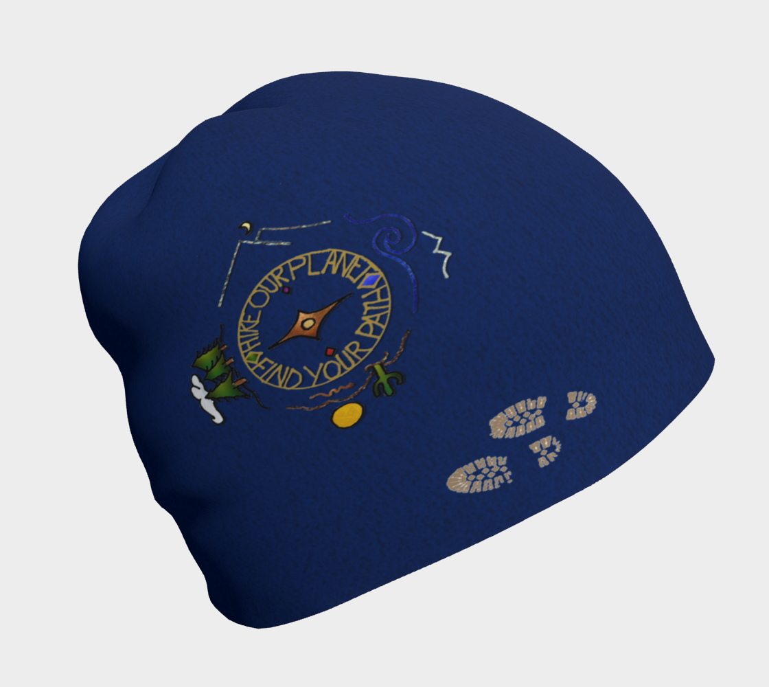 Hike Our Planet Soul Compass On Dark Blue preview #1