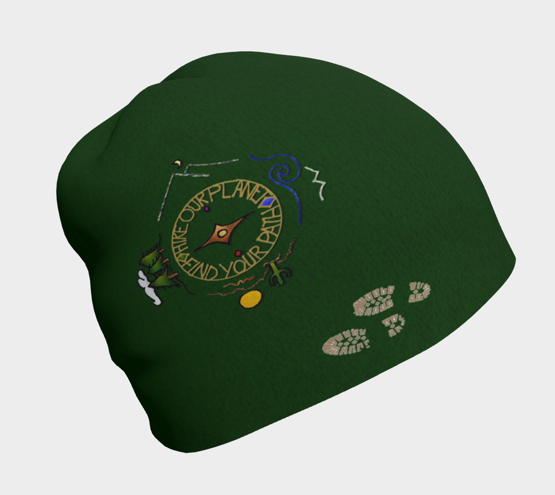 Hike Our Planet Soul Compass On Dark Green preview