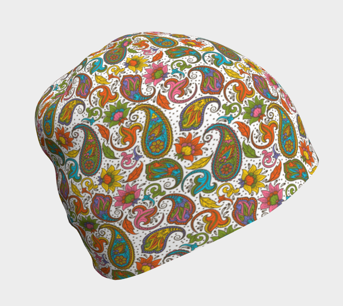 Vintage Gypsy Paisley Beanie preview