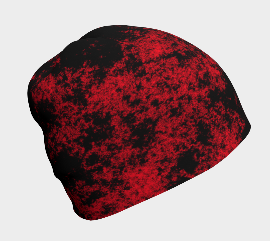 Aperçu de Bonnet Texture Noir/Rouge