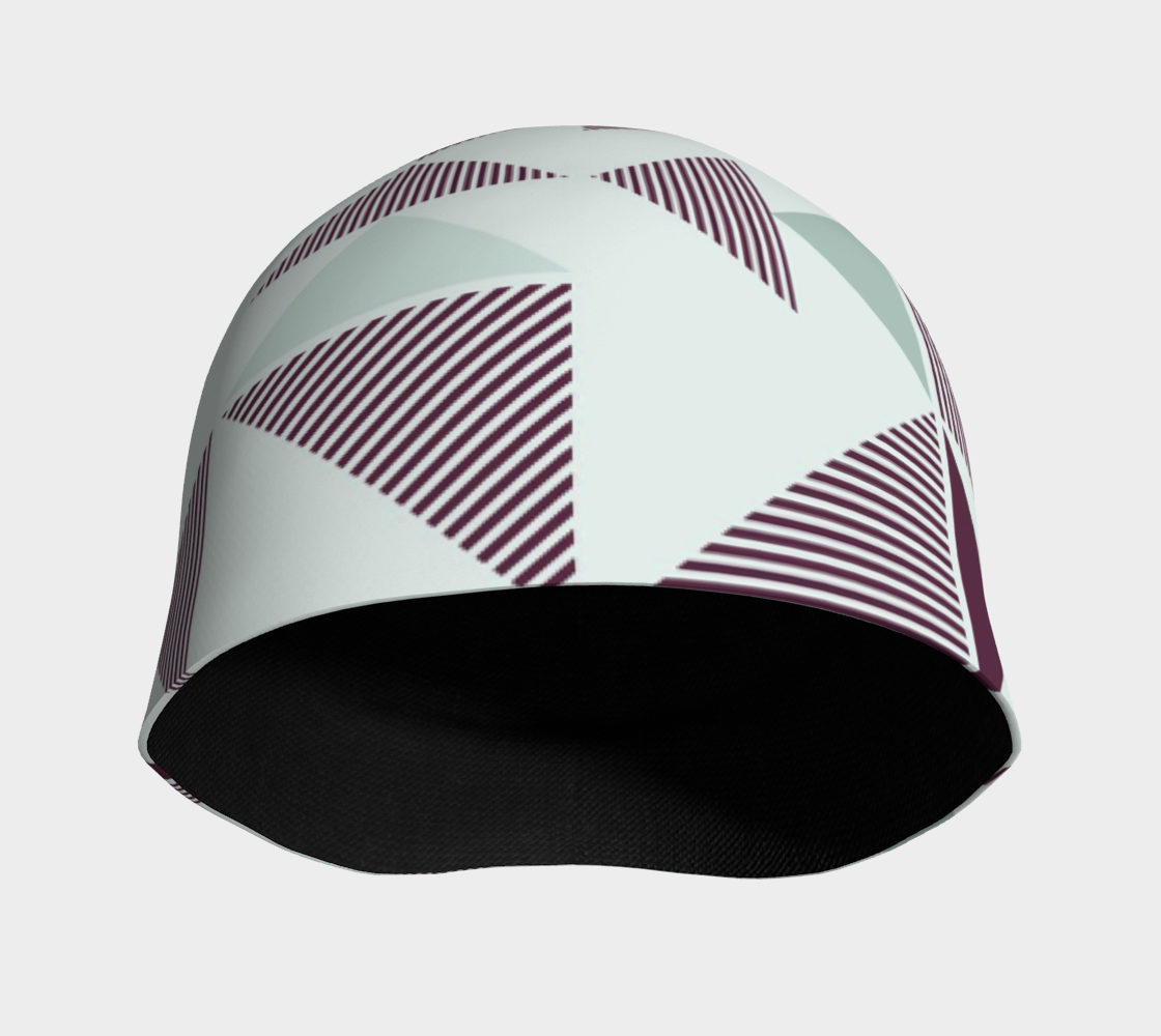 Burgundy And Mint Abstract Triangles preview #3