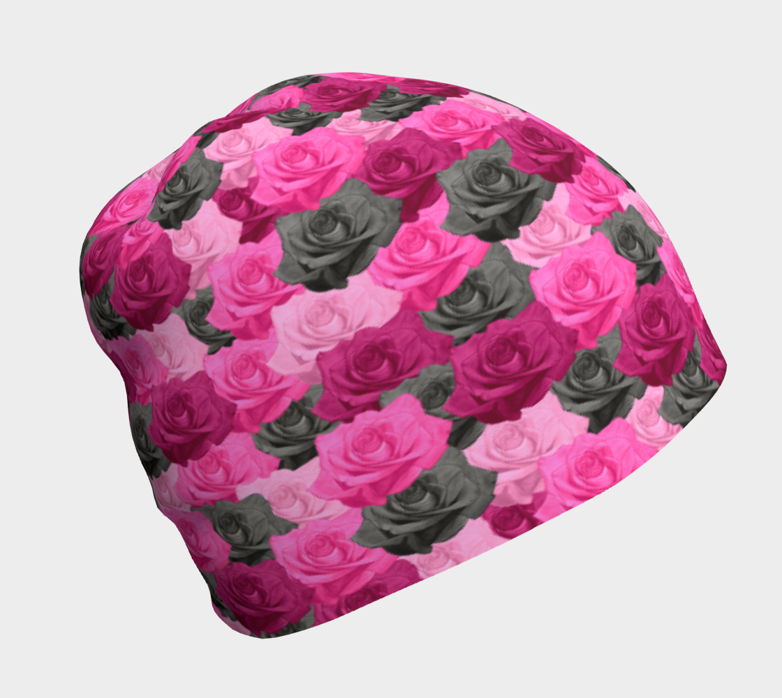 Pink Roses Beanie preview