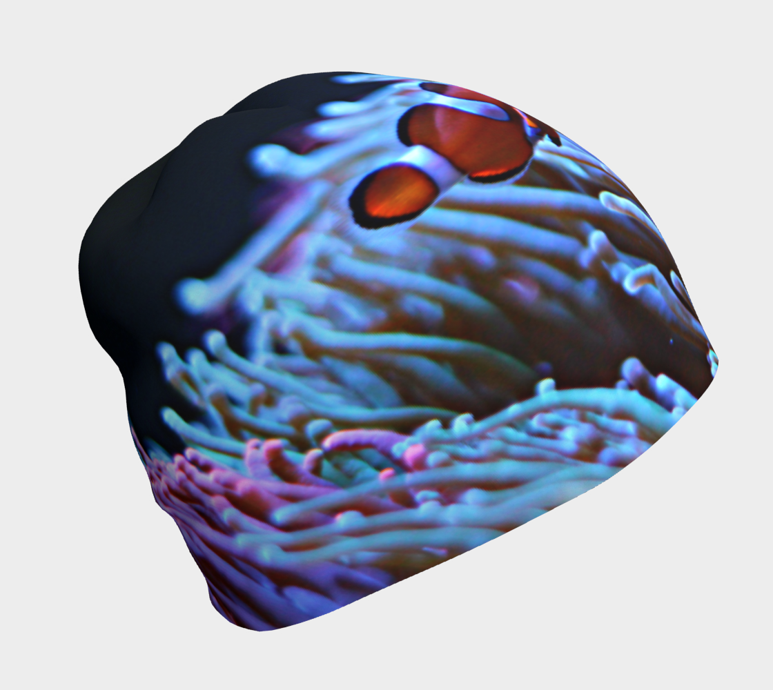 Anemone and Clown Fish Beanie 3D preview