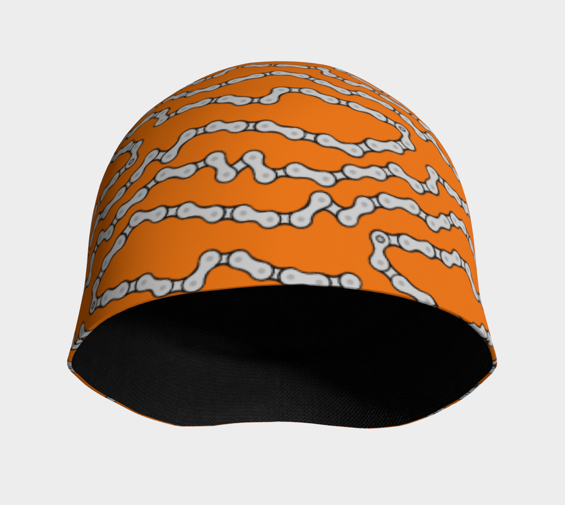 Aperçu de Bike Chain Beanie Hat - Orange #3