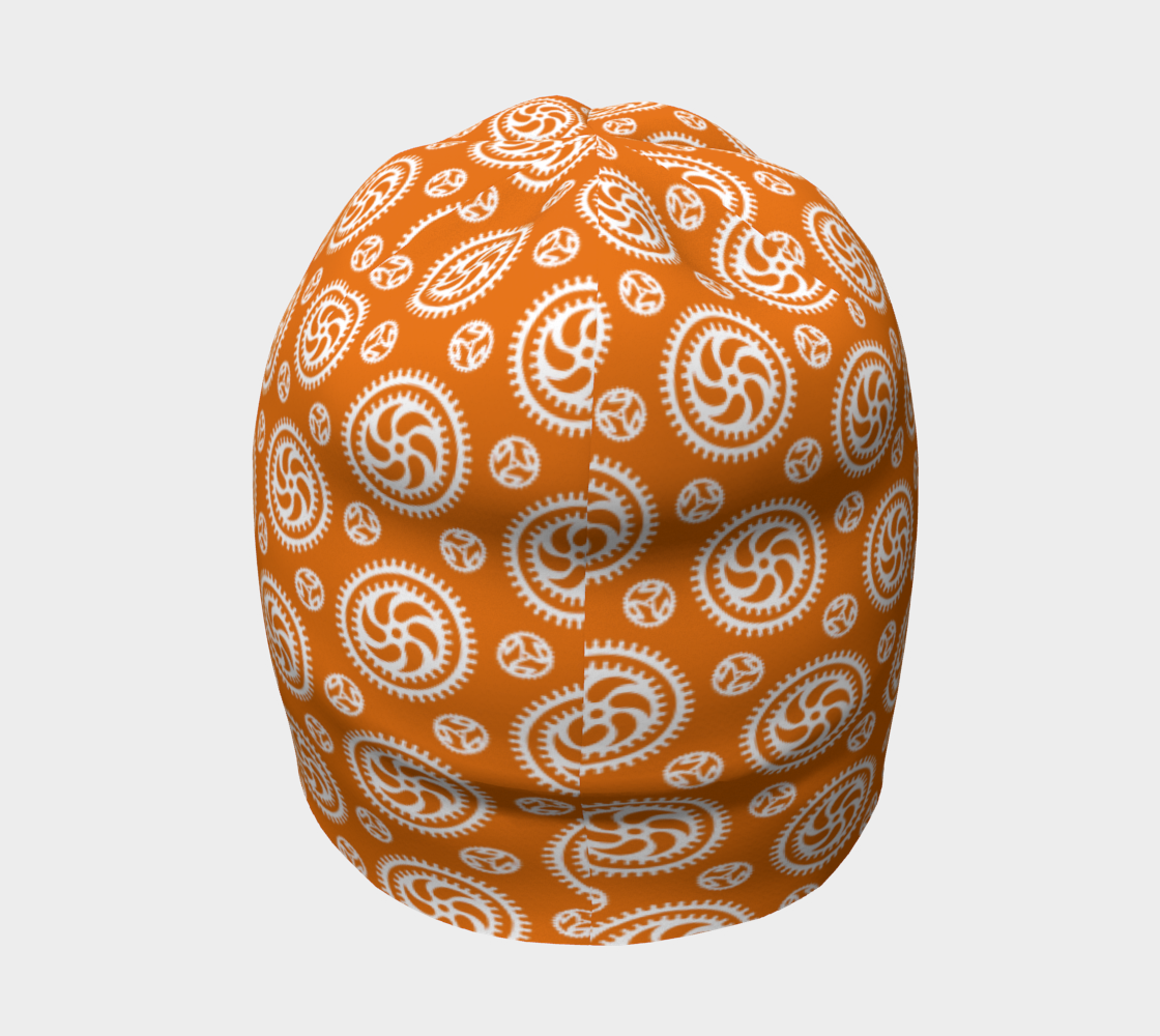 Bike Chainring Beanie - orange preview #4